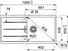 Продам кухонную раковину FRANKE Centro 1000х500