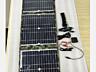 Солнечная-трёх-секционная заряжает моб. телефоны= ноутбуки и 12v.= Акб