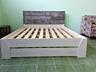 Кровать на мощном каркасе из натурального дерева! Рассрочка!