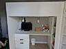 IKEA. Кровать-чердак с письменным столом и шкафом! SMÅSTAD