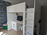 IKEA. Кровать-чердак с письменным столом и шкафом! SMÅSTAD