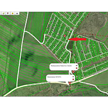 Teren drept pentru constructie cu toate comunicatiile 3 km de la oras!