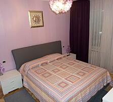 Vânzare apartament 3 camere, 75 m2, euroreparație, mobilat, Riscani!