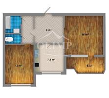 Botanica! Locatia SUPER! Apartament cu 2 camere, etajul 6/9, seria 143