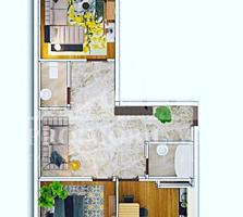 Spre vânzare apartament cu 2 camere și suprafața de 68 mp, în ...
