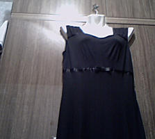 Женское чёрное платье, трикотаж, 46-48 (Новое)