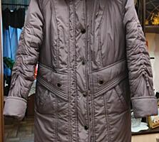Продам пальто женское б/у утепленное
