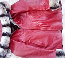 Женская кожаная куртка, производство Турция.