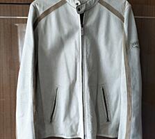Kуртка мужская кожаная Chevignon цвет белый размер L(50) 650 Lei Б/у