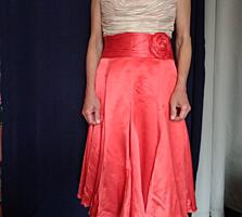 Вечернее платье, выпускной, 100% шелк