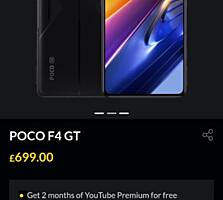 Продам. Poco F4 GT