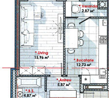 Se vinde apartament 42,31 m2 în complexul Solaris, sectorul ...