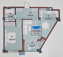 1-комнатная квартира, Ботаника.