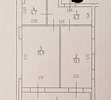 1 к. Дача Ковалевского (ЖК. Avinion) 45 м. Свободная планировка.