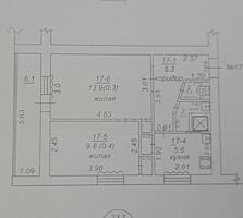 2-комнатная квартира в городе Бендеры, микрорайон Ленинск