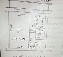 1-комн, Бородинка, м-н Смак, 3/5, с ремонтом