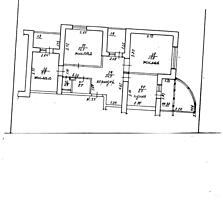 3-комн. квартира, цокольный этаж, центр. Тирасполь. ул. 1го Мая.