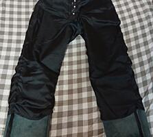 Штаны кожаные чёрные