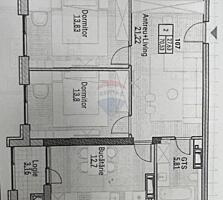 Apartament cu 2 camere și living  în complexul rezidențial Colina Verd