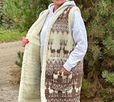 Жилетки из 100% натуральной ОВЧИННОЙ ШЕРСТИ