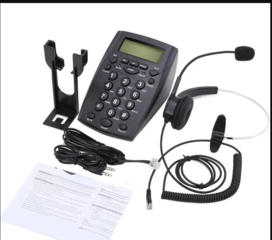 HT500 Гарнитура Телефон Стол Телефон Наушники Hands-free Call Center N