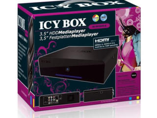 Media player ICY Box IB-MP304S-B + 1TB HDD