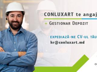 Compania Conluxart angajează: Gestionar Depozit