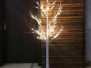 Светящееся дерево высокое на подставке-новогодний декор. Новое 