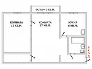 2-комнатная квартира, 47 м², Рышкановка, Кишинёв,
