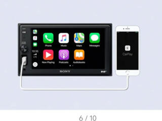 Sony XAV-AX1005DB Apple CarPlay USB MP3 Bluetooth