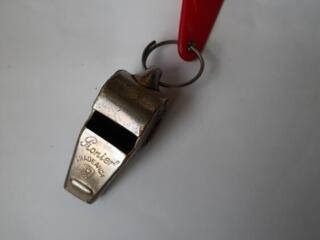 Металлический свисток арбитра "Pionier" ARADEANCA. нержавейка 100 лей