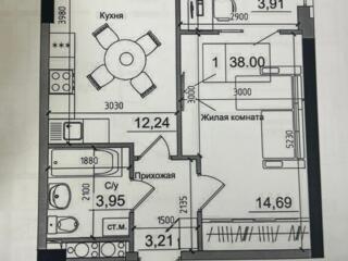 Продам квартиру в Одессе в новом сданном доме по аукционной цене!