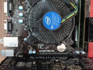 Asus H110Pro-VD+i3-7100+ram8gb