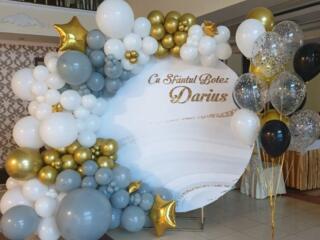 Оформление шары фотозона Fotopanou Decor Baloane Botez cumatrie Balti