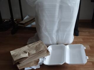 Контейнеры hp-100 и пакеты для шарму и сэндвичей