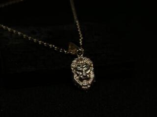 Золотая подвеска Лев 585 проба — 2.7 г, ручная работа