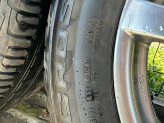 Продам летнюю резину Continental на дисках 255/60/18