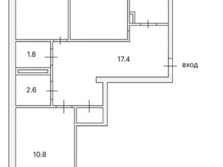 Квартира от собственника 3к. Первомайск. Котельцовый дом 1991 года.