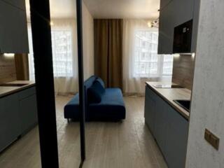 Продам стильную студию с большим балконом в ЖК Атмосфера Аркадия