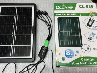 Солнечная панель CL-680 для зарядки (5в / 0.5а)