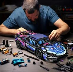 Конструктор спортивного автомобиля из 450+ деталей
