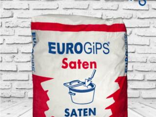 Гипс строительный (вторичка) шпаклевка EURO SATEN/ керамическая плитка