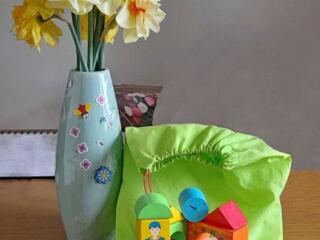 Развивающие, деревянные кубики "Семья". Для детей 5-7 лет. EduJoc SRL