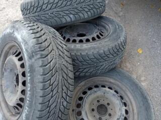 Диски и шины зима Petlas 205,65,15 проехали один сезон