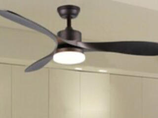 Вентилятор потолочный темно-коричневый 60W Led светильник