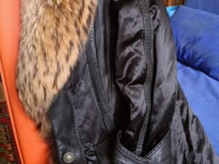 Два в одном зимнее полупальто снимается утеплитель разм 44-46