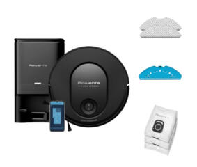 Aspirator robot Rowenta X-Plorer Serie 65+ RR8L85WH, aspirator si mop