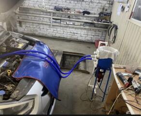 Промывка радиатора печки без снятия