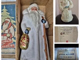 Продам Дед Мороз "Ростовский". СССР. 50-ые года. Выс. 45.5см.