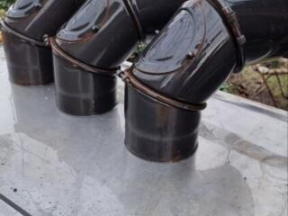 Дымоход стальной черный 150мм